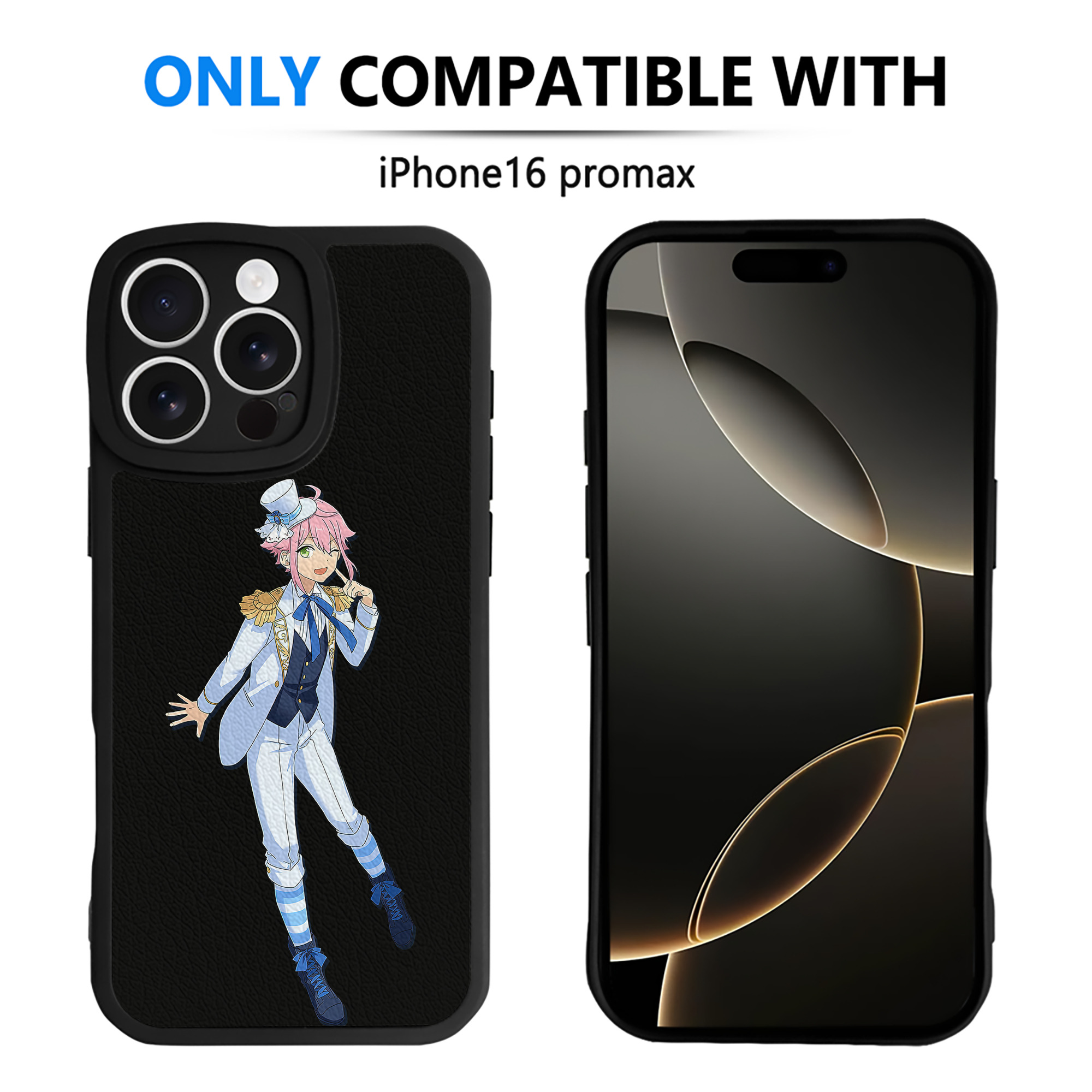 （画像用） あんさんぶるスターズ! Ensemble Stars 【iPhone 16シリーズ対応】シリコンスマホケース（レザー調） 材質：シリコン